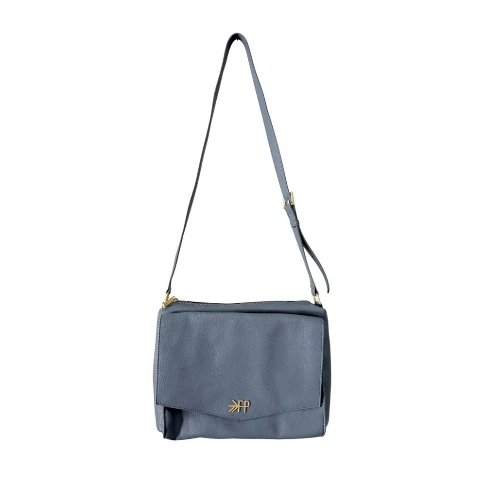 Freshly Picked Classic Crossbody Diaper Bag NWT Vegan Leather Gold‎ Hardware